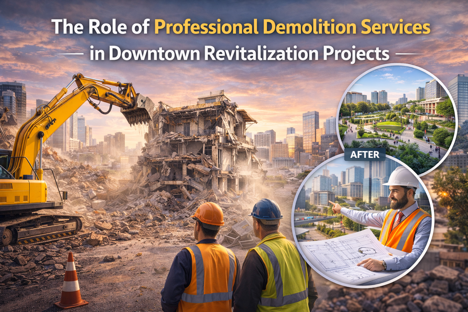The Role of Professional Demolition Services in Downtown Revitalization Projects