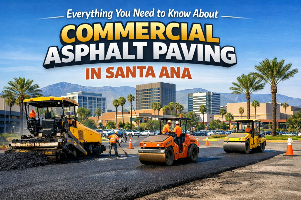 Everything You Need to Know About Commercial Asphalt Paving in Santa Ana