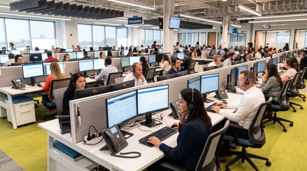 From Reception to Call Center: Matching Phones to the Job