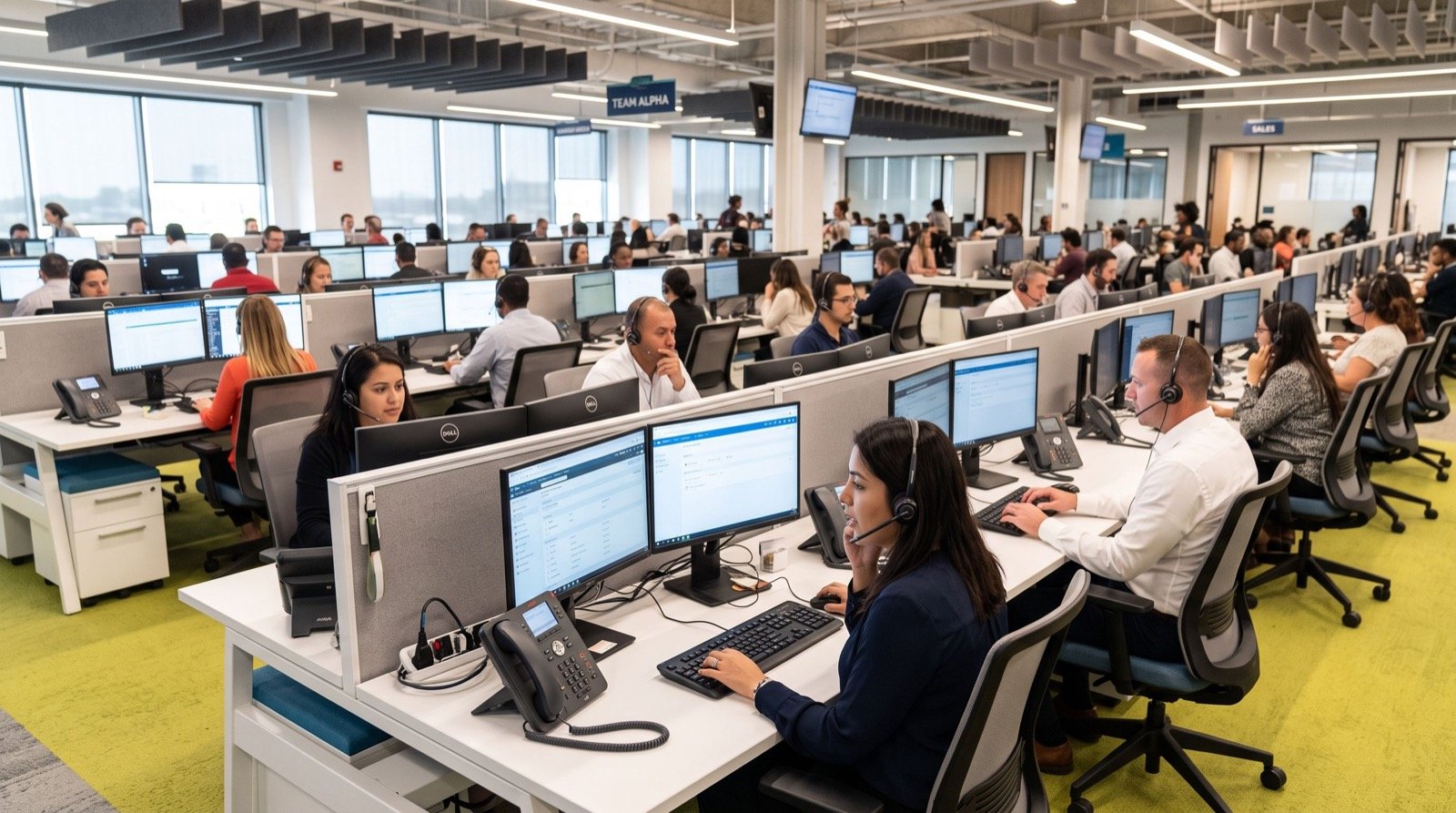 From Reception to Call Center: Matching Phones to the Job